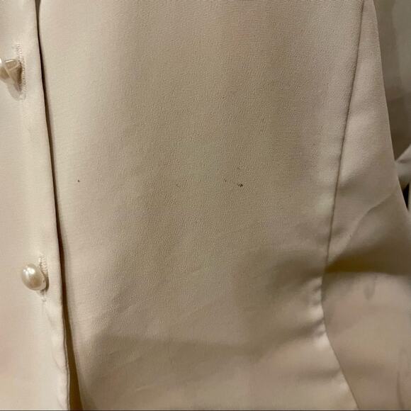 Vintage 90s Yves St. Claire Lace Cropped Blouse - Small - Picture 5 of 11